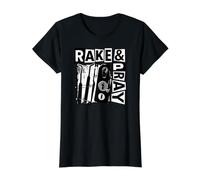 Lockpicking Rake and Pray Penetration Tester T-Shirt Graphique avec Valeur, Femme, Noir, XL