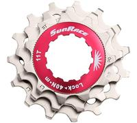 Lockring Rosso+Pignoni (KIT) 10V in Alluminio Argento -