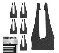 Locks de bouton de poêle à l'épreuve des, housses de bouton de sécurité du four | 6 housses de bouton de four de sécurité pour tout-petits | Security First Roaster Many Guards pour