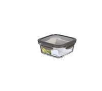 LockULock Boîte de conservation 11600002246 - Couvercle gris - 155 x 155 x 69 cm
