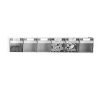 Lockweiler 1500613 stala-boîtier no 6 caisses avec 6 bacs-couleur : blanc