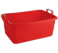 Lockweiler Bac carré 80 cm/85 l poignées rouges