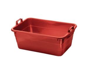 Lockweiler Bac L800xl535xH300mm contenu 85 l PE rouge LOCKWEILER Quantité:1