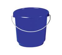 Lockweiler Eimer 15l Ø33cm mit Metallbügel blau