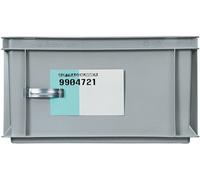 Lockweiler Pince à fiches pour fixation pour transport / bacs gerbables métal - OO8230