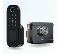 LOCKY-3 Verrou connecté Biométrique, Code, Badge, App, Bluetooth