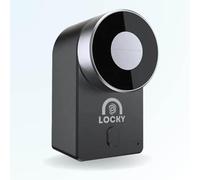 LOCKY-4 Smart Lock 2.0 Serrure connectée, Motorisée, Ouverture via Smartphone, Adaptable sur cylindre européen, Bluetooth