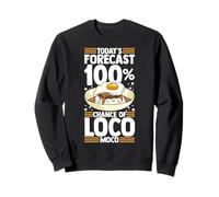 Loco Moco Recette de nourriture hawaïenne amusante Sweatshirt