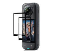 Locofun 2 Pièces Verre Trempé Compatible avec Insta360 X4 / X5 Accessoires Protection écran, 9H Dureté HD Sans Bulles Anti-rayure Protection Décran