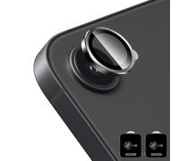 Locofun Caméra Arrière Protecteur pour iPhone 16e / 17e 5G, Dureté 9H Protection Objectif Caméra [2 pièces], Anti Rayures Ultra Résistant Film Verre Trempé-Noir