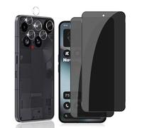 Locofun Verre Trempé Anti-Espion pour Nothing Phone 3, Anti-Spy Film Protection écran avec Protecteur Objectif Caméra Arrière [2+2 Pièces], Dureté 9H, Anti Rayure Vitre Trempé