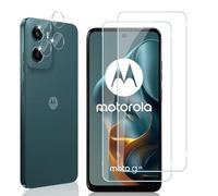Locofun Verre Trempé pour Motorola Moto G05, 2 Pièces Protection écran Film avec 2 Pièces Caméra Arrière Protecteur, Dureté 9H Film Objectif Ultra HD Vitre Trempé
