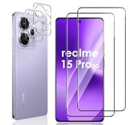 Locofun Verre Trempé pour realme 15 Pro, 2 Pièces Protection écran Film avec 2 Pièces Caméra Arrière Protecteur, Dureté 9H Film Objectif Ultra HD Vitre Trempé