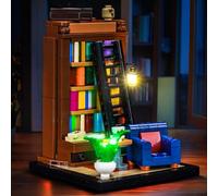LocoLee Kit d'éclairage compatible avec Lego 40698 Books are My Passion, accessoires d'éclairage LED compatibles avec les livres Lego (lumières uniquement, modèle non inclus)