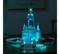 LocoLee Kit d'éclairage compatible avec Lego 43281 Elsa's Ice Castle & Snow Ride Adventure - Pas de modèle réel uniquement, accessoires d'éclairage LED compatibles avec Lego 43281
