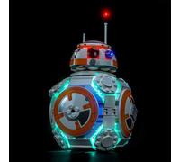 LocoLee Kit d'éclairage compatible avec Lego 75452 BB-8 Astromech Droid - Pas de modèle réel uniquement, accessoires d'éclairage LED compatibles avec Lego 75452