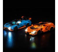 LocoLee Kit d'éclairage compatible avec Lego 77238 Lamborghini Revuelto & Huracán STO - Pas de modèle uniquement, accessoires d'éclairage LED compatibles avec Lego 77238