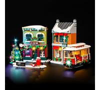 LocoLee Kit d'éclairage LED pour Lego Holiday Main Street 10308, kit d'éclairage créatif compatible avec Lego Holiday Street 10308 (lumières uniquement, sans modèle)
