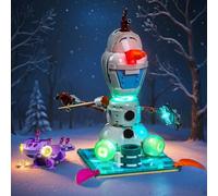 LocoLee Kit d'éclairage personnalisé compatible avec Lego 43287 Olaf et Bruni's Picnic Fun - Pas de modèle réel uniquement, accessoires d'éclairage LED compatibles avec Lego 43287