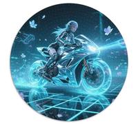 Locomotive 1000 Pièces Puzzle Circulaire Classiques Cool Fille Puzzles Difficile Impossible Cadeau Unique pour Adultes Et Enfants 1000pcs (67.5x67.5cm)