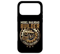 Locomotive à Vapeur Craftsman Model Railroad Builder in Scale Craftsman Coque pour iPhone 17 Pro Max