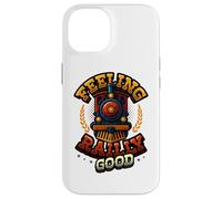 Locomotive à Vapeur Funny Train Pun Feeling Rail-y Good Coque pour iPhone 14