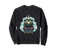 Locomotive à Vapeur Machine à Vapeur Train à Vapeur Sweatshirt