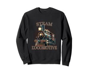 Locomotive à Vapeur Machine à Vapeur Train à Vapeur Sweatshirt
