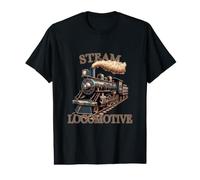 Locomotive à Vapeur Machine à Vapeur Train à Vapeur T-Shirt Graphique avec Valeur