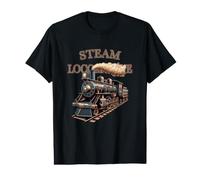 Locomotive à Vapeur Machine à Vapeur Train à Vapeur T-Shirt Graphique avec Valeur