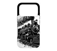 Locomotive avec Charbon pour Les Amateurs de vêtements ferroviaires Coque pour iPhone 17 Pro