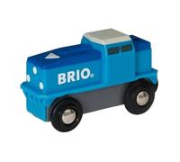 Brio Locomotive de fret bleue à pile – Jeu véhicule