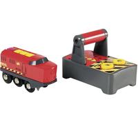 Brio Train express radiocommandé 33213 – Électrique, son et lumière, pour circuit en bois