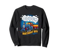 Locomotive de Train avec Inscription « I'm Cousin of The Birthday Boy » Sweatshirt