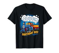 Locomotive de Train avec Inscription « I'm Cousin of The Birthday Boy » T-Shirt