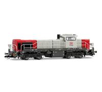 Locomotive Diesel Arnold TT HN9073S DB Cargo, Vossloh DE 18, livrée Rouge-Grise, épisode VI, avec décodeur sonore DCC - Électrique