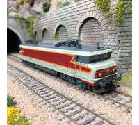 Jouef HJ2454S SNCF, CC 21001 en livrée Rouge-Gris avec Logo nuille, EP. IV, avec décodeur sonore DCC Locomotive électrique