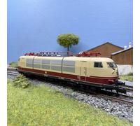 ARNOLD HN2641S DB, Locomotive électrique Classe 103, Caisse Longue, châssis Noir, ép. IV, avec décodeur sonore DCC. Locomotives électriques ferroviaires.