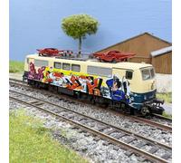 Locomotive électrique BR 111 018-8 livrée «Art contemporain», DB, Ep. IV - MINIT