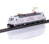 Märklin H0 - Locomotive de Noël BR 185.2 - Décodeur mfx - Moteur spécial - Arceau d'embrayage plaqué Or 24 carats - Époque VI