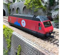 Locomotive série 460 058-1 Cirque Knie SBB Ep VI digital son-HO 1/87-ROCO 70657