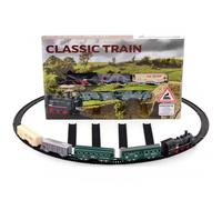 Locomotive Train and 4 wagons with electric circuit