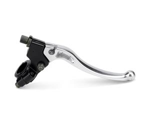 LOCOPOW 22mm 7/8" moto embrayage levier de frein levier poignée d'embrayage Compatible avec 2-Stroke Dirt Bike ATV Quad 4-Stroke