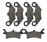 LOCOPOW Plaquettes de frein avant et arrière pour Polaris Sportsman 500 700 800 450 400 Magnum 330 325 Scrambler 500 400 Trail Blazer 250 330 Trail Boss 330 Xpedition 325