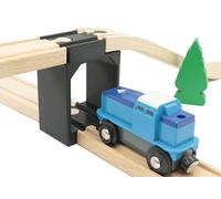 Locorico 3 Ponts Tunnels pour Train en Bois Compatible Brio Lillabo Hape