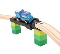 Locorico - Pont Accident pour Train en Bois Compatible Brio Lillabo Hape