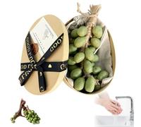 LOCPUFF Soaprella Graperie Artisan Savon fait à la main, savon naturel à froid avec extraits botaniques, savons naturels faits à la main (1, raisin vert, 40 pièces)