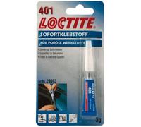 Loctite Loctite 401 Colle instantanée incolore 3g blister Quantité:12