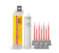 LOCTITE® 3090 10g+1g Seringue double - Colle Bi-Composant Rapide pour Plastique Métal et PVC - Idéale pour Réparations Précises