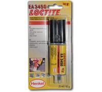 LOCTITE 3450 A&B 25 ml Adhésif époxy bicomposant Réparation pièces métalliques